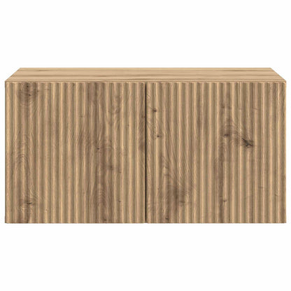 vidaXL Wall-Mounted TV Cabinet 59.5 x 41 x 30 cm Artisan Oak