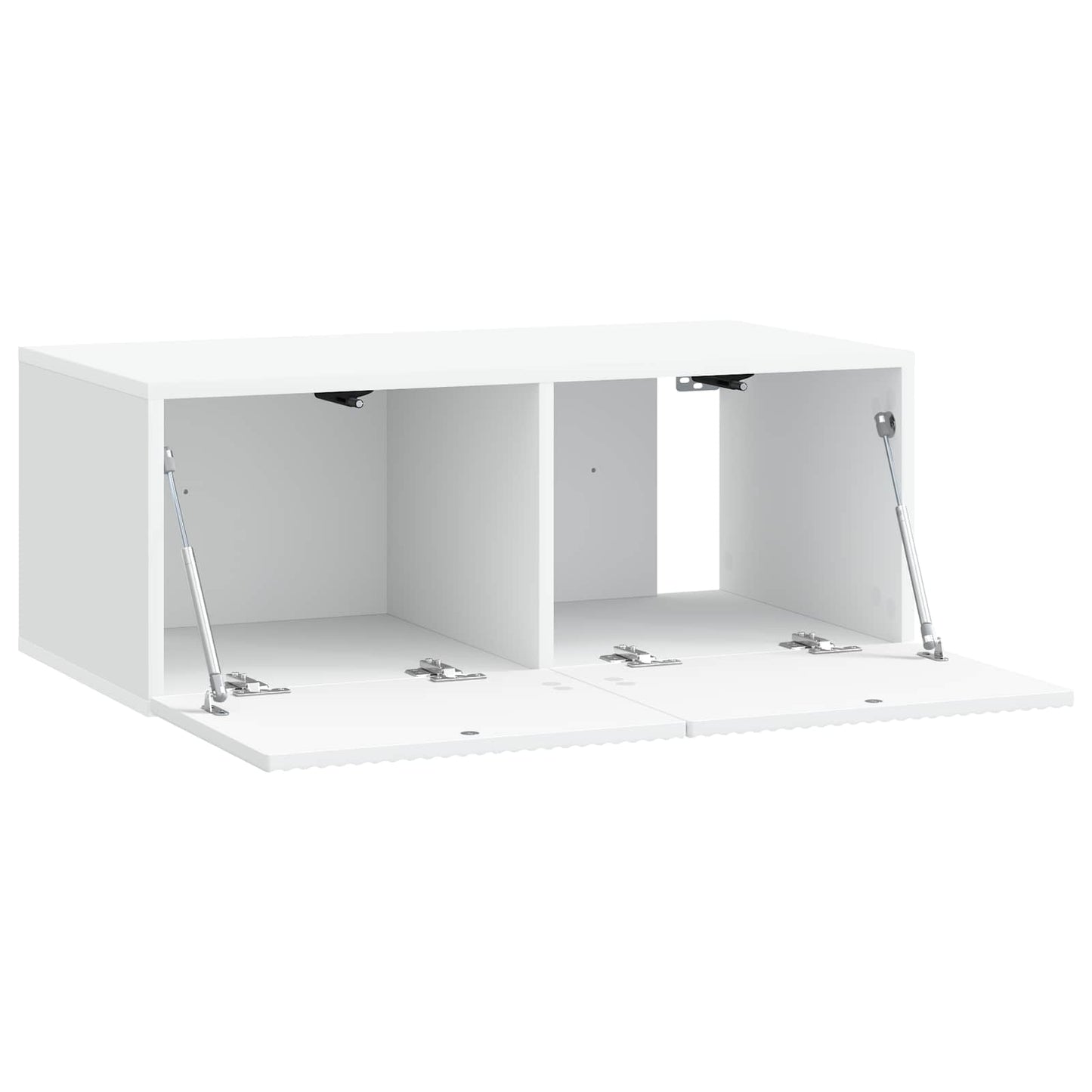vidaXL Wall-Mounted TV Cabinet White 78.5 x 41 x 30 cm Engineered Wood