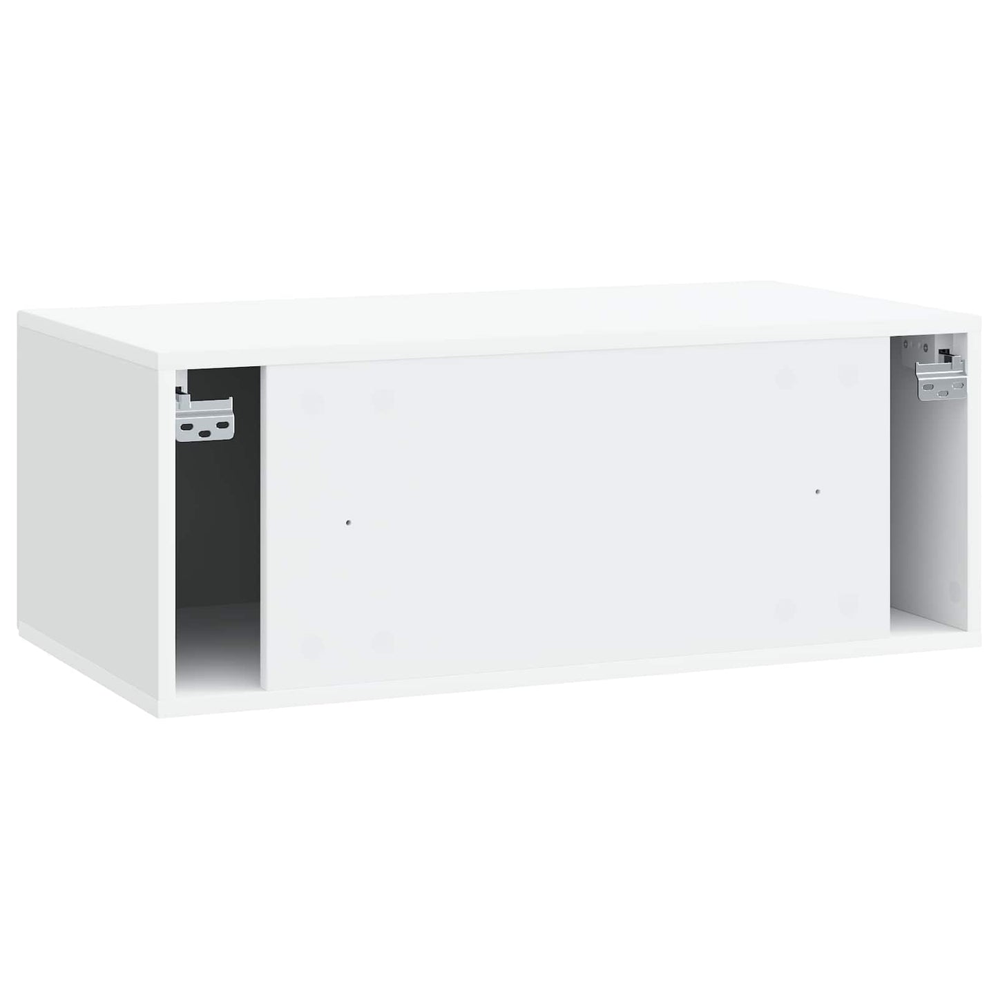 vidaXL Wall-Mounted TV Cabinet White 78.5 x 41 x 30 cm Engineered Wood