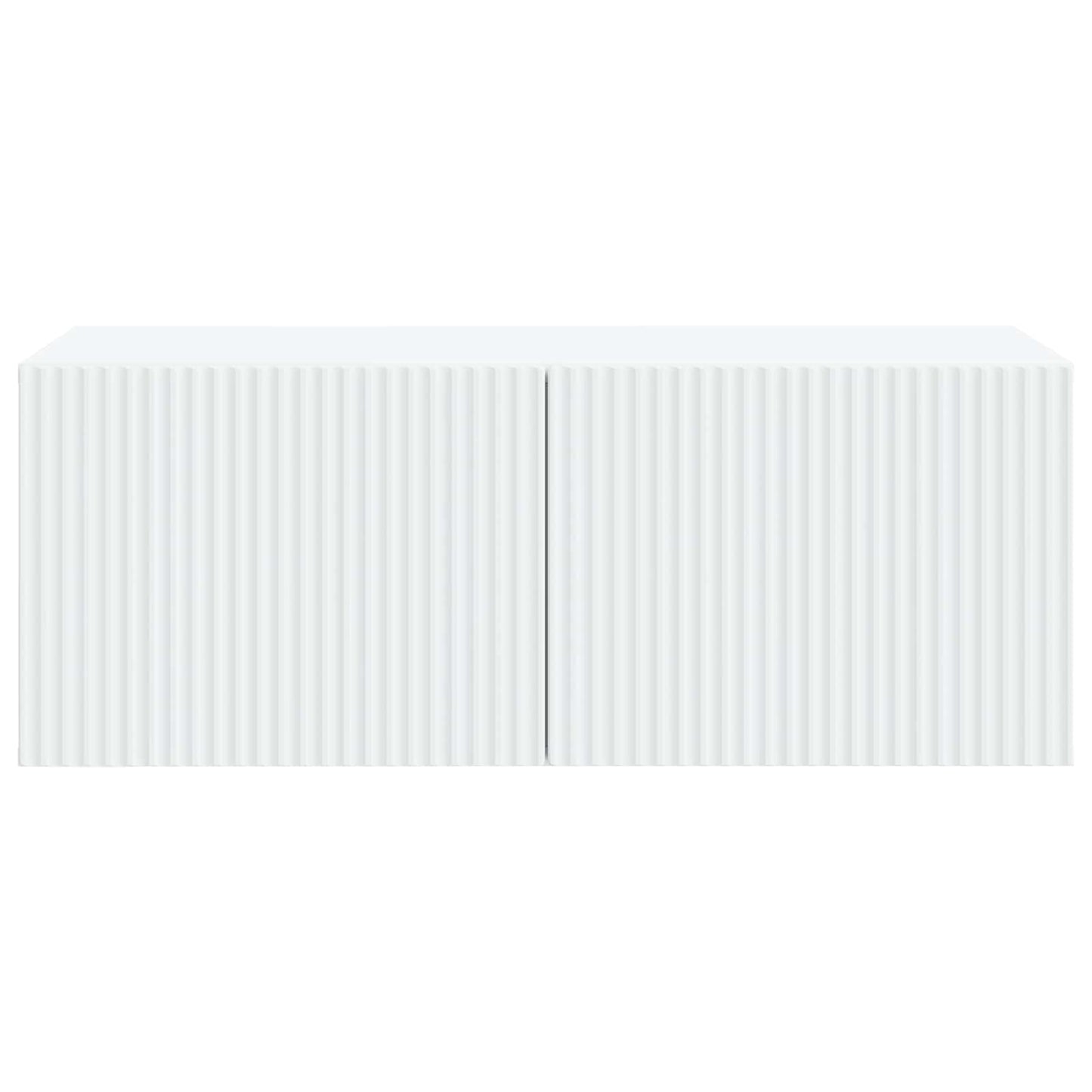vidaXL Wall-Mounted TV Cabinet White 78.5 x 41 x 30 cm Engineered Wood