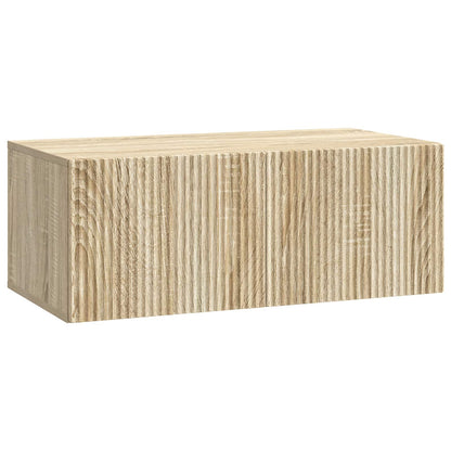 vidaXL Wall-Mounted TV Cabinet Sonoma Oak 78.5 x 41 x 30 cm