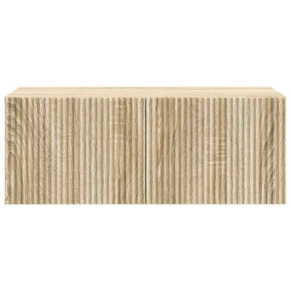vidaXL Wall-Mounted TV Cabinet Sonoma Oak 78.5 x 41 x 30 cm