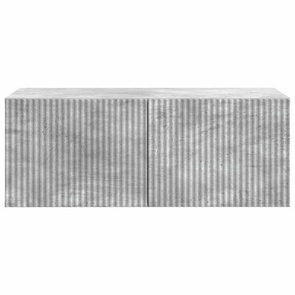 vidaXL Wall-Mounted TV Cabinet Concrete Grey 78.5 x 41 x 30 cm