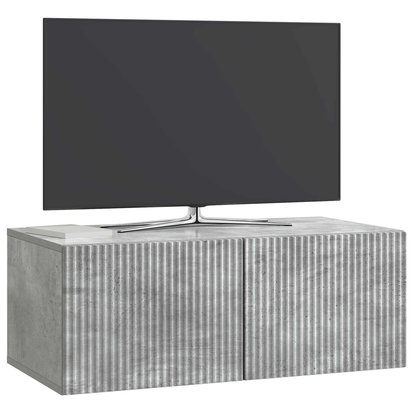 vidaXL Wall-Mounted TV Cabinet Concrete Grey 78.5 x 41 x 30 cm