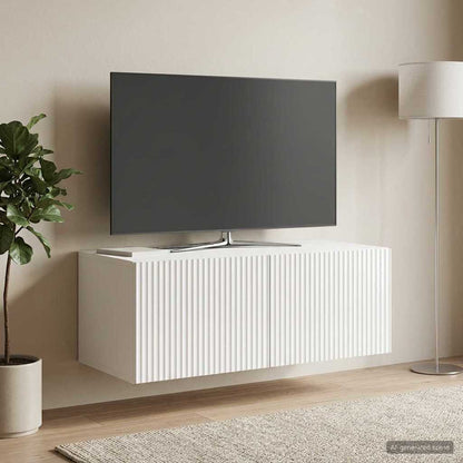 vidaXL Wall-Mounted TV Cabinet 78.5 x 41 x 30 cm High Gloss White