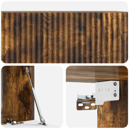vidaXL Wall-Mounted TV Cabinet Smoked Oak 78.5 x 41 x 30 cm