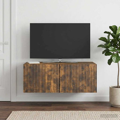 vidaXL Wall-Mounted TV Cabinet Smoked Oak 78.5 x 41 x 30 cm