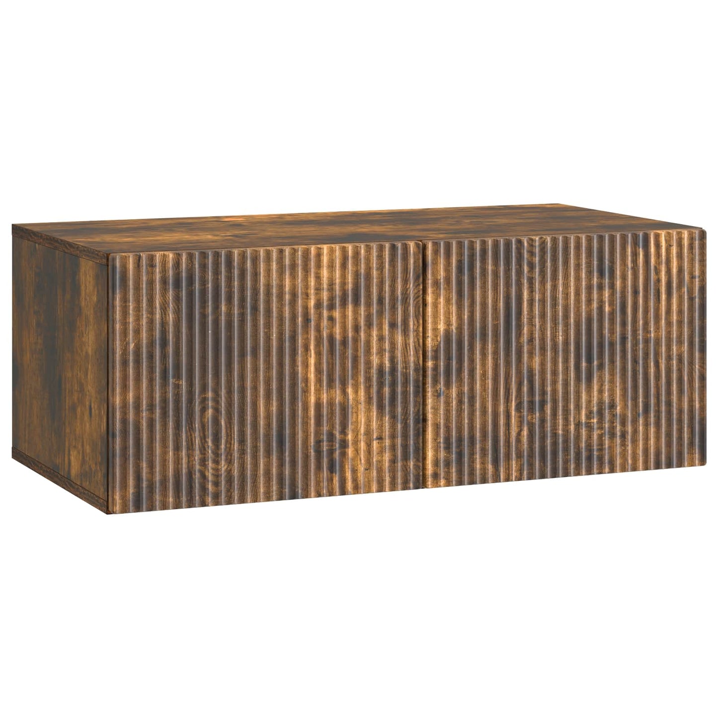 vidaXL Wall-Mounted TV Cabinet Smoked Oak 78.5 x 41 x 30 cm