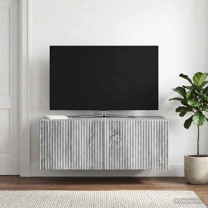 vidaXL Wall-Mounted TV Cabinet Grey Sonoma 78.5 x 41 x 30 cm