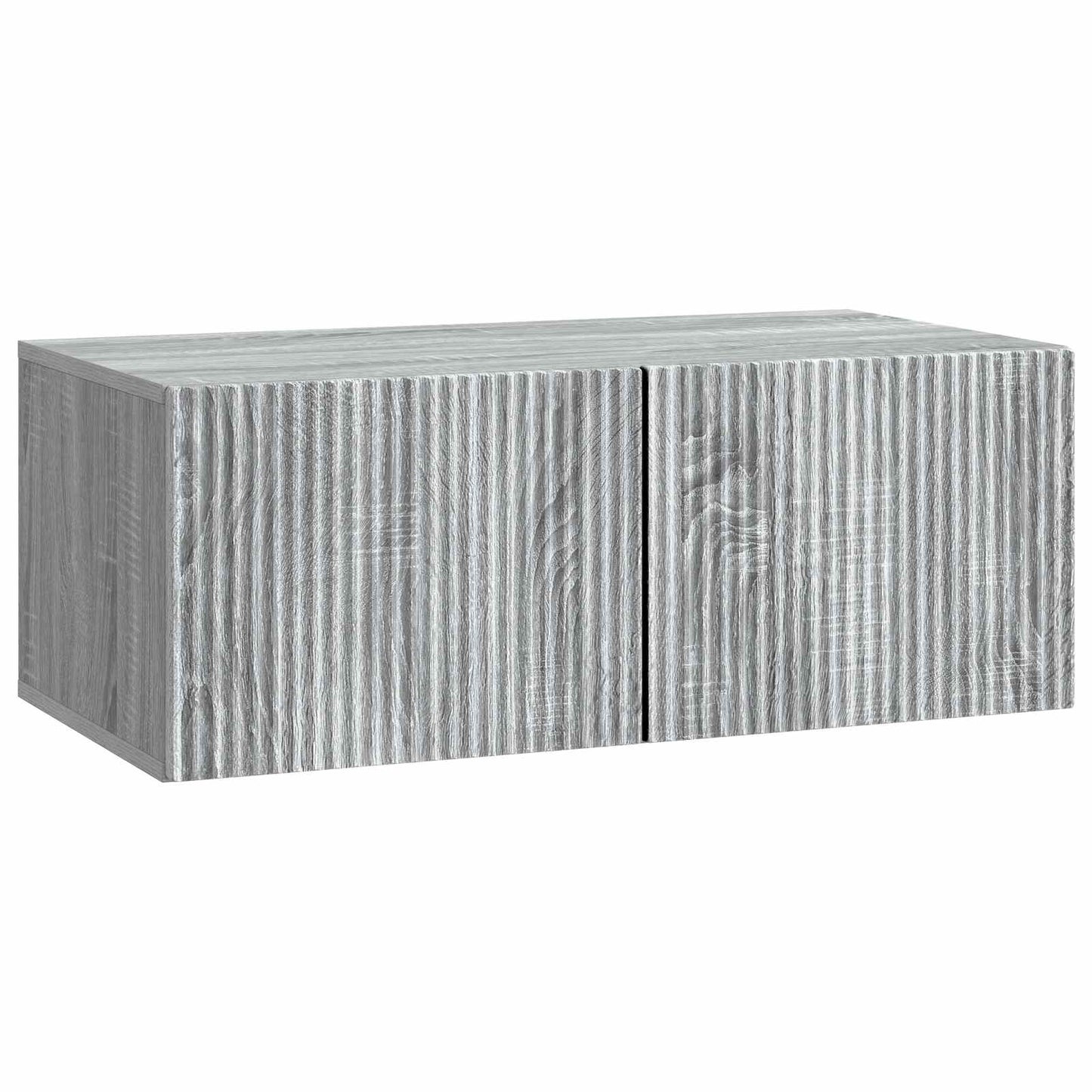 vidaXL Wall-Mounted TV Cabinet Grey Sonoma 78.5 x 41 x 30 cm