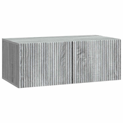 vidaXL Wall-Mounted TV Cabinet Grey Sonoma 78.5 x 41 x 30 cm