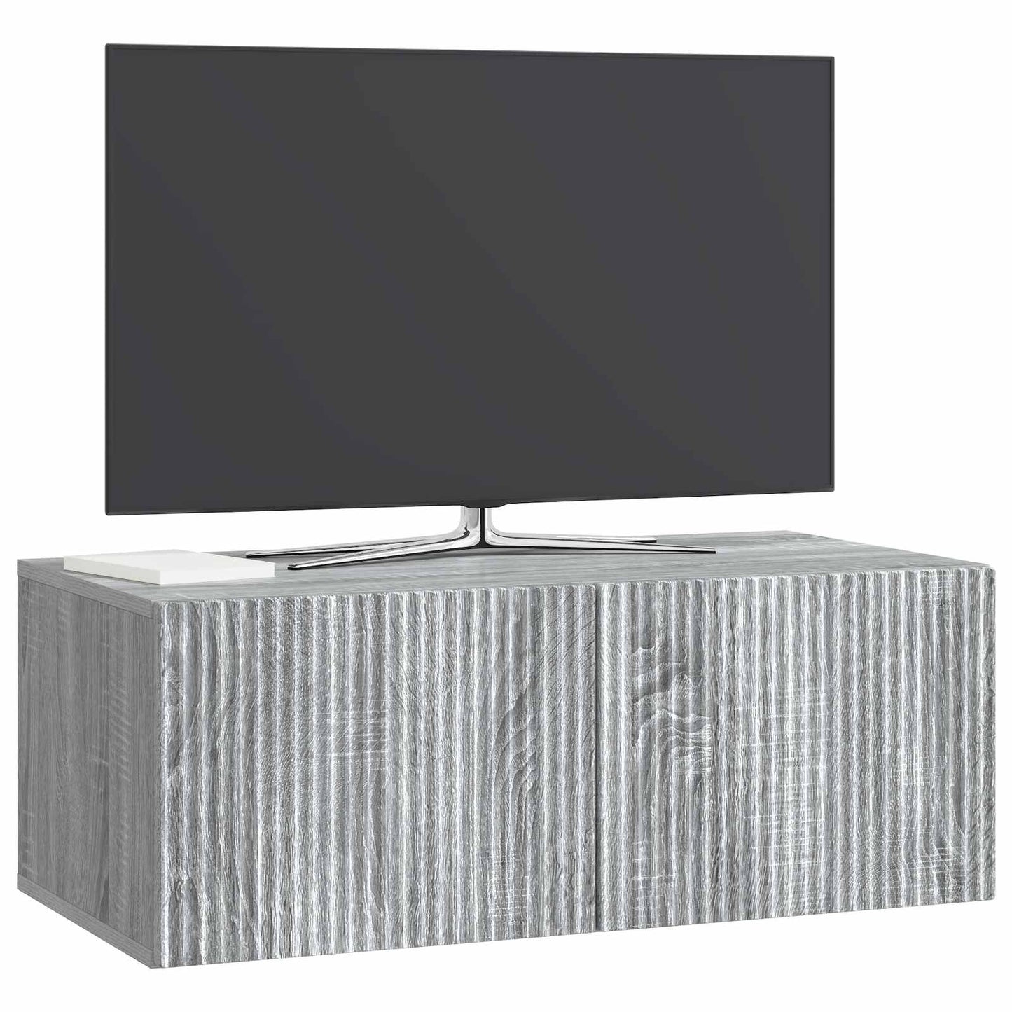 vidaXL Wall-Mounted TV Cabinet Grey Sonoma 78.5 x 41 x 30 cm