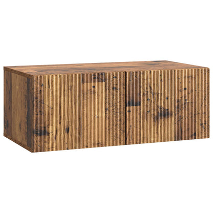 vidaXL Wall-Mounted TV Cabinet Wall-mounted Old Wood 78.5 x 41 x 30 cm
