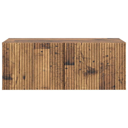 vidaXL Wall-Mounted TV Cabinet Wall-mounted Old Wood 78.5 x 41 x 30 cm