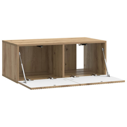 vidaXL Wall-Mounted TV Cabinet 78.5 x 41 x 30 cm Artisan Oak