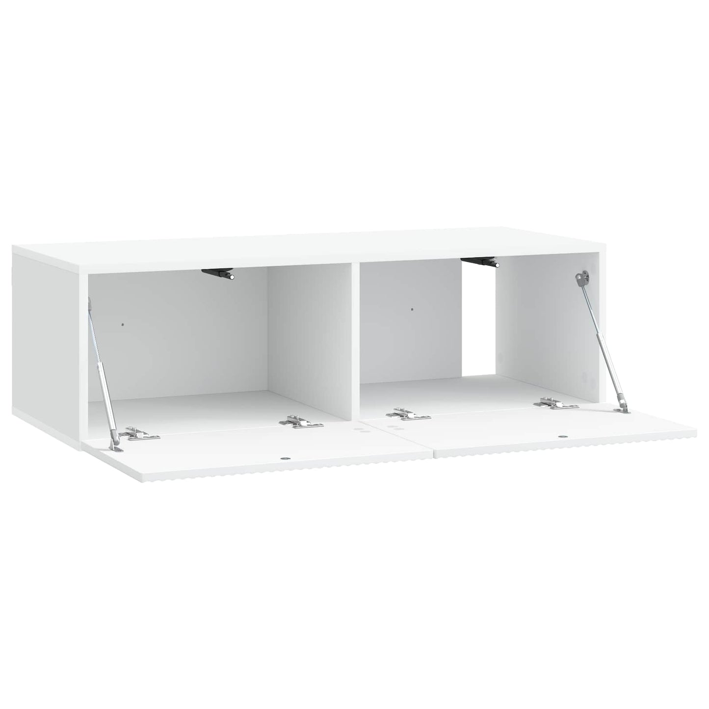vidaXL Wall-Mounted TV Cabinet White 98 x 41 x 30 cm Engineered Wood