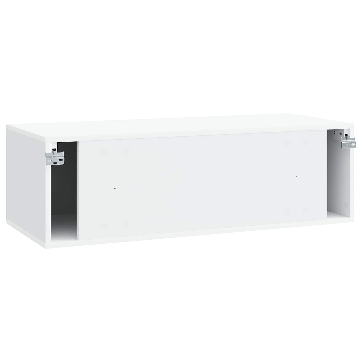 vidaXL Wall-Mounted TV Cabinet White 98 x 41 x 30 cm Engineered Wood