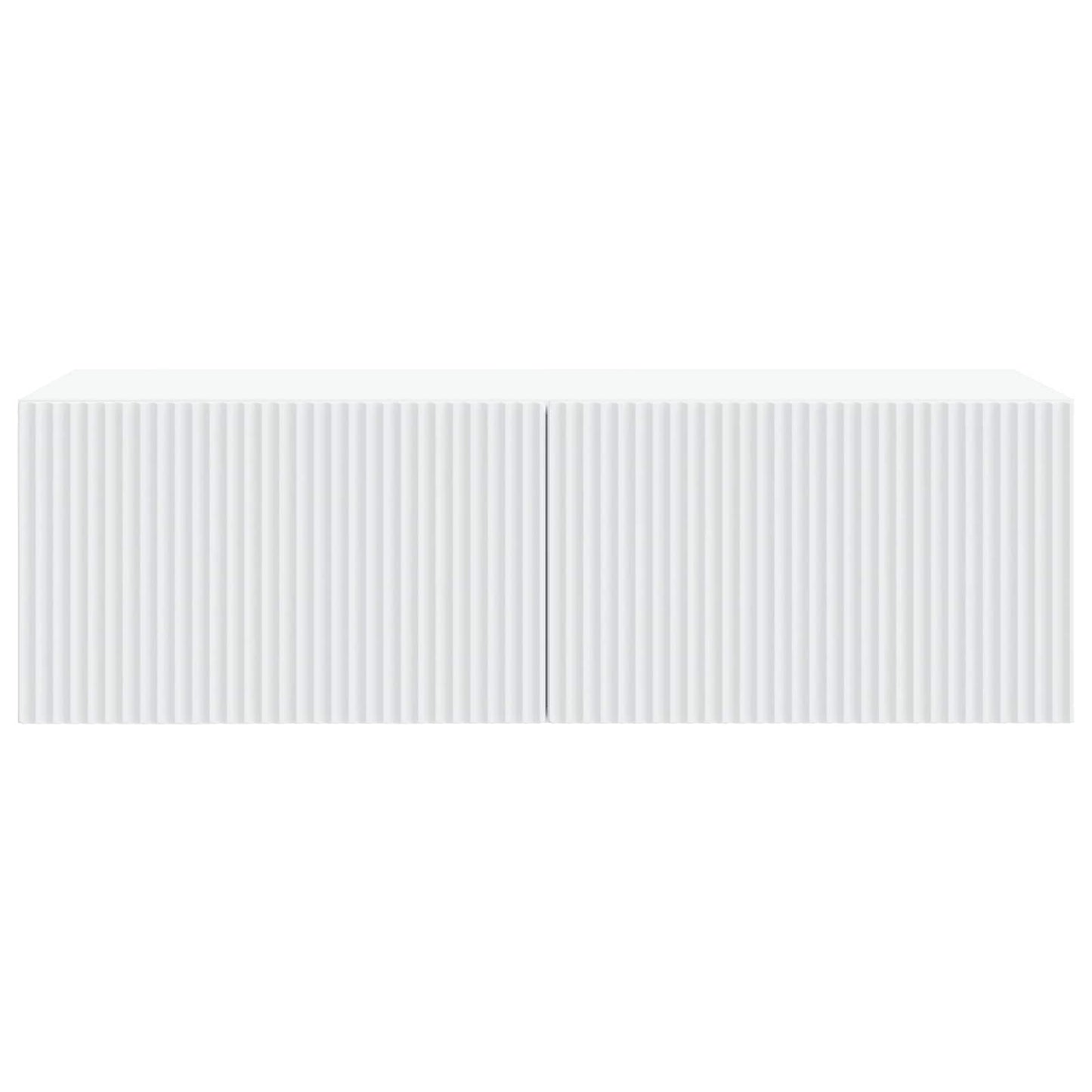 vidaXL Wall-Mounted TV Cabinet White 98 x 41 x 30 cm Engineered Wood