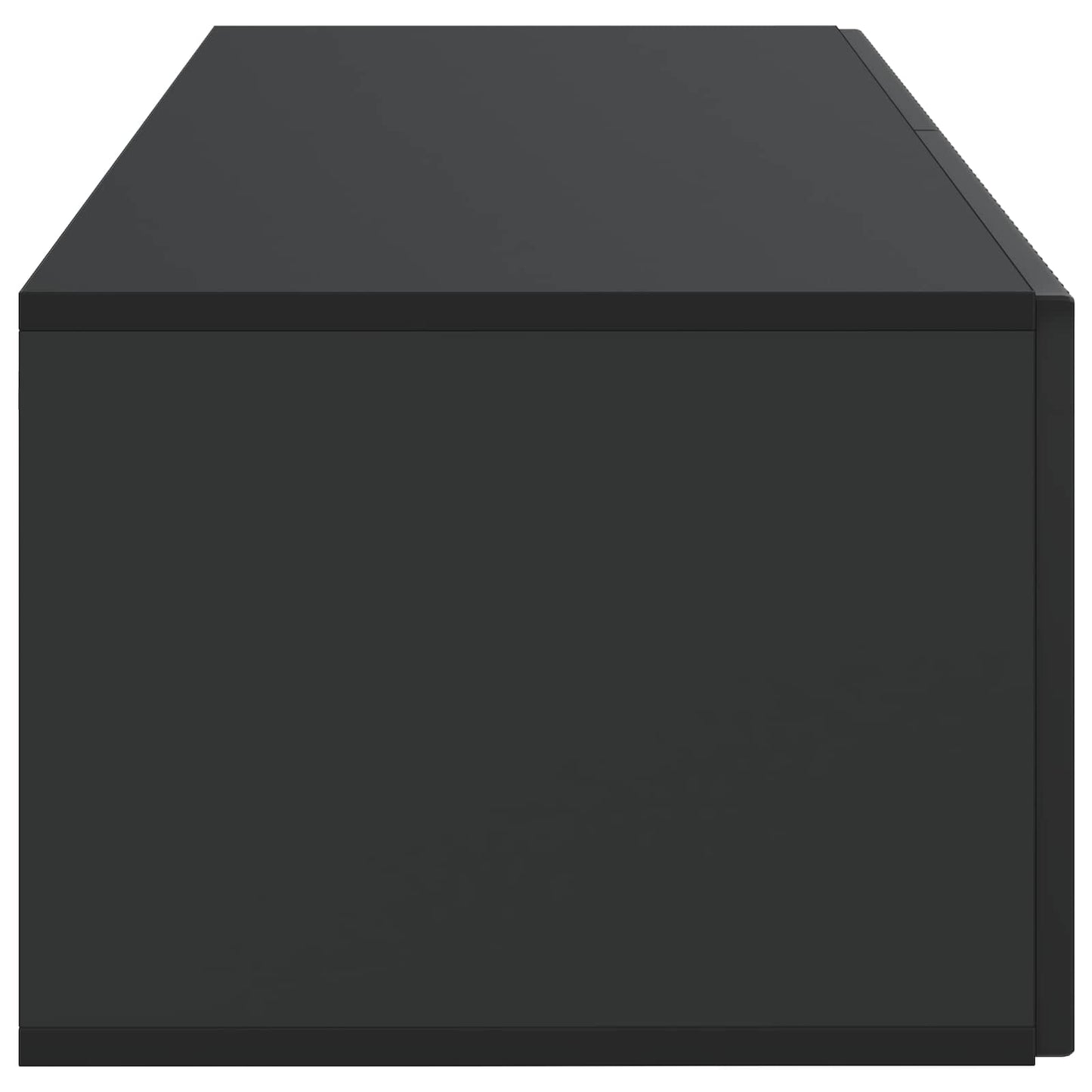 vidaXL Wall-Mounted TV Cabinet Black 98 x 41 x 30 cm Engineered Wood
