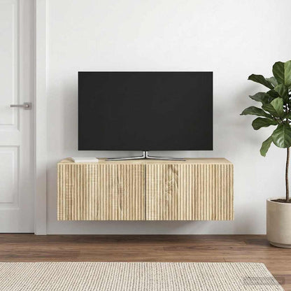 vidaXL Wall-Mounted TV Cabinet Wall-mounted Sonoma Oak 98 x 41 x 30 cm