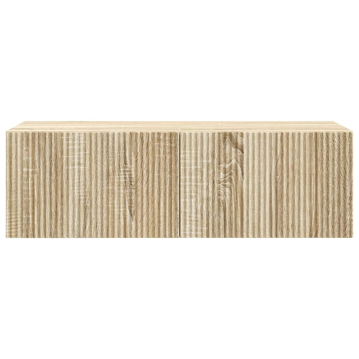 vidaXL Wall-Mounted TV Cabinet Wall-mounted Sonoma Oak 98 x 41 x 30 cm
