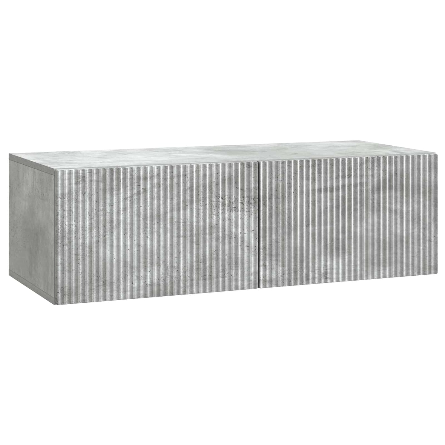vidaXL Wall-Mounted TV Cabinet Concrete Grey 98 x 41 x 30 cm