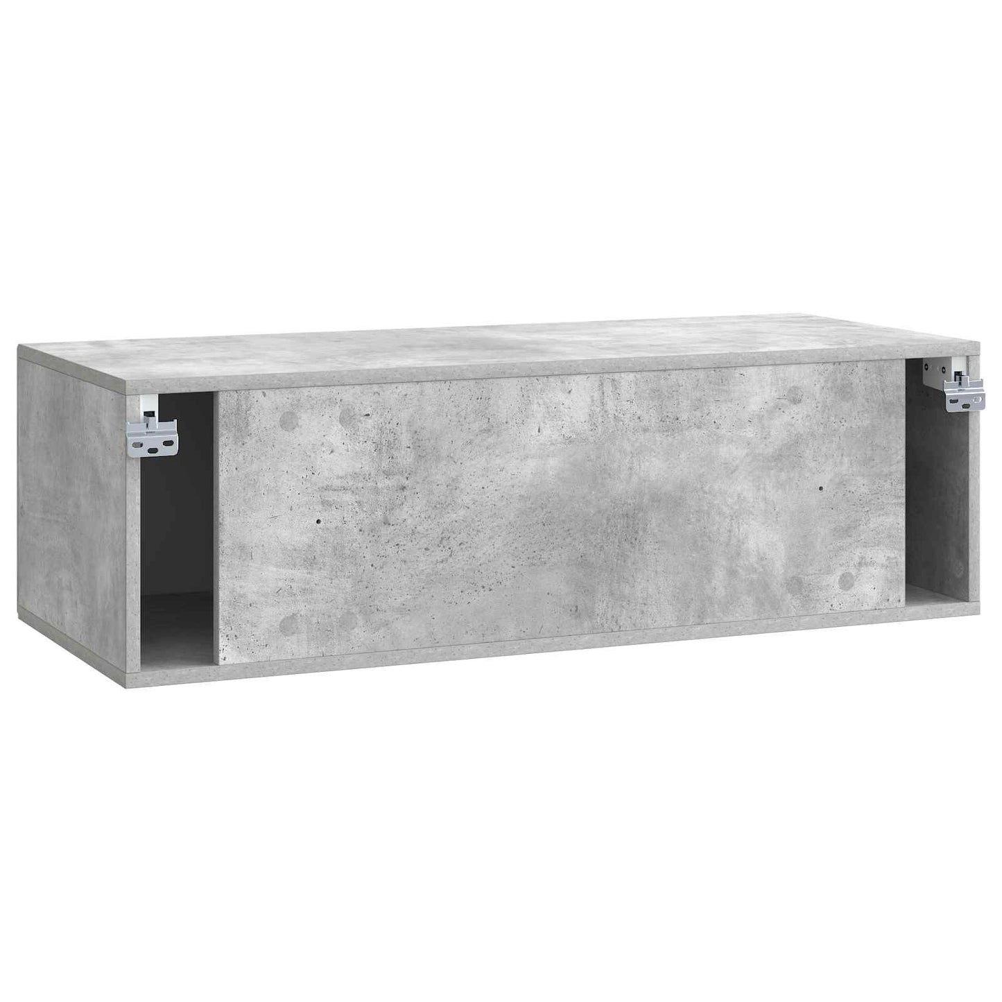 vidaXL Wall-Mounted TV Cabinet Concrete Grey 98 x 41 x 30 cm