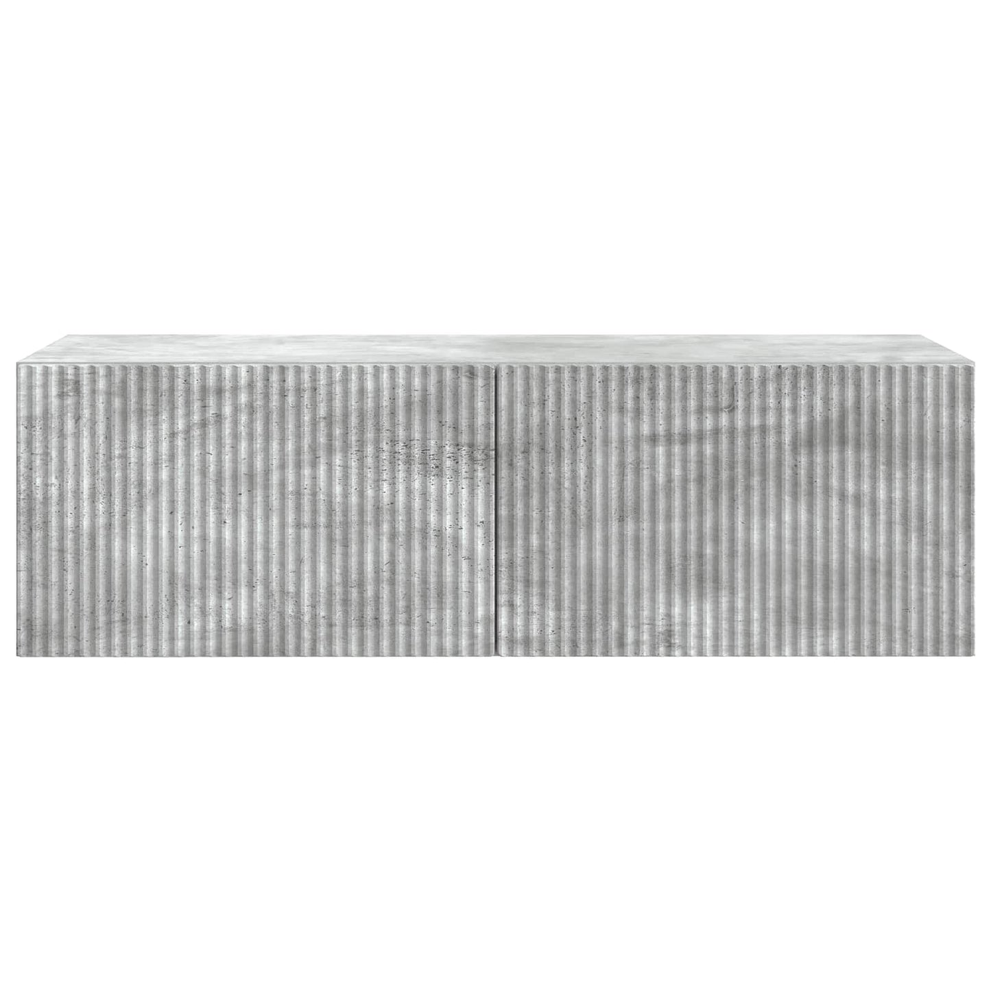 vidaXL Wall-Mounted TV Cabinet Concrete Grey 98 x 41 x 30 cm