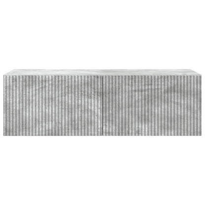 vidaXL Wall-Mounted TV Cabinet Concrete Grey 98 x 41 x 30 cm