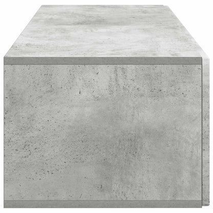 vidaXL Wall-Mounted TV Cabinet Concrete Grey 98 x 41 x 30 cm