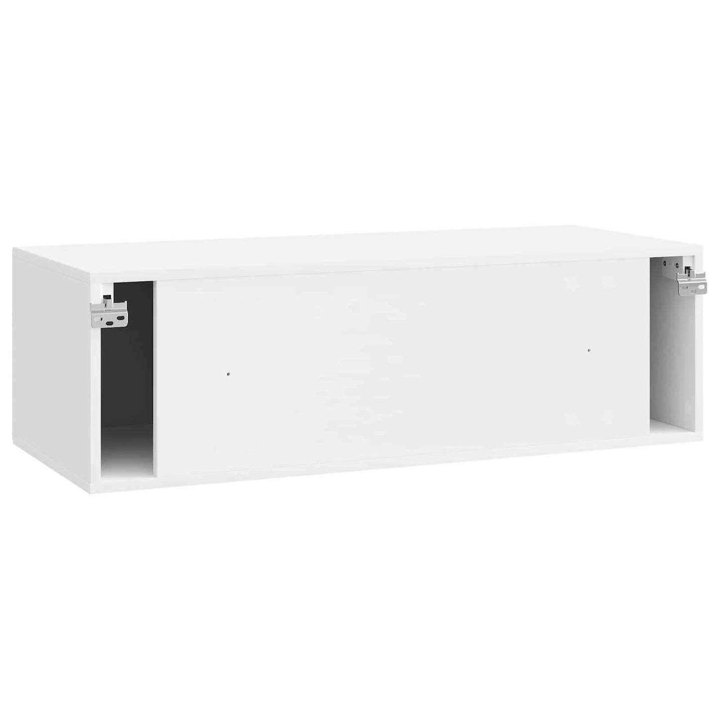 vidaXL Wall-Mounted TV Cabinet High Gloss White 98 x 41 x 30 cm