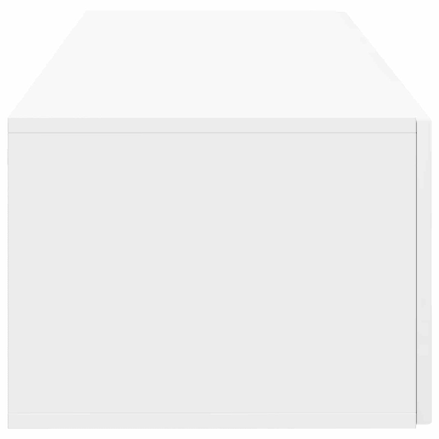 vidaXL Wall-Mounted TV Cabinet High Gloss White 98 x 41 x 30 cm