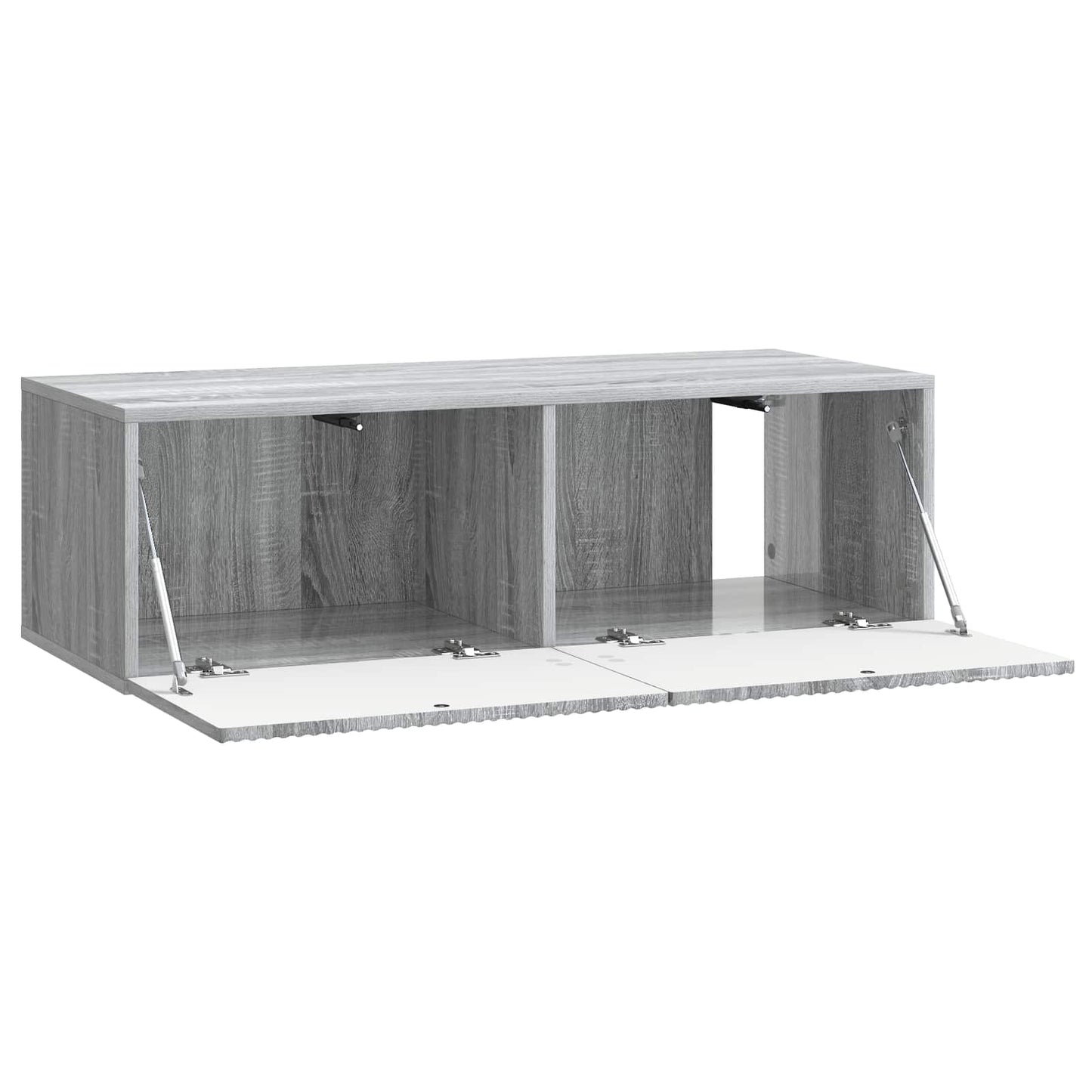 vidaXL Wall-Mounted TV Cabinet Grey Sonoma 98 x 41 x 30 cm