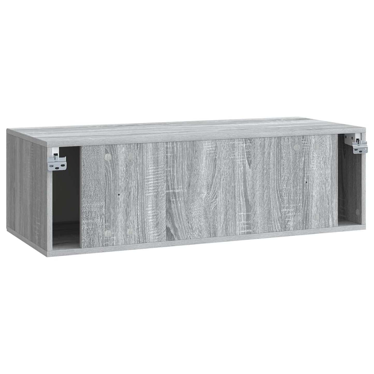 vidaXL Wall-Mounted TV Cabinet Grey Sonoma 98 x 41 x 30 cm