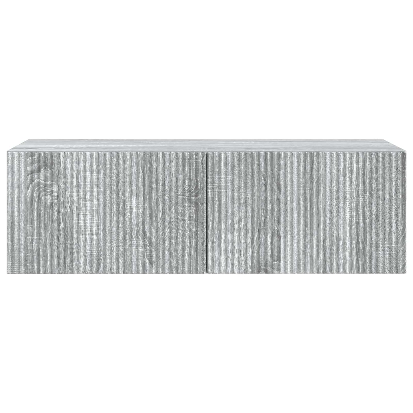 vidaXL Wall-Mounted TV Cabinet Grey Sonoma 98 x 41 x 30 cm