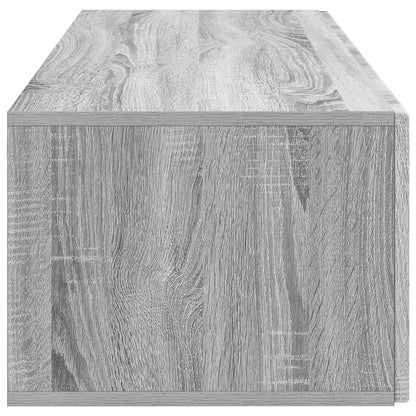 vidaXL Wall-Mounted TV Cabinet Grey Sonoma 98 x 41 x 30 cm