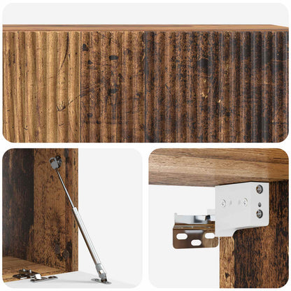 vidaXL Wall-Mounted TV Cabinet Wall-mounted Old Wood 98 x 41 x 30 cm