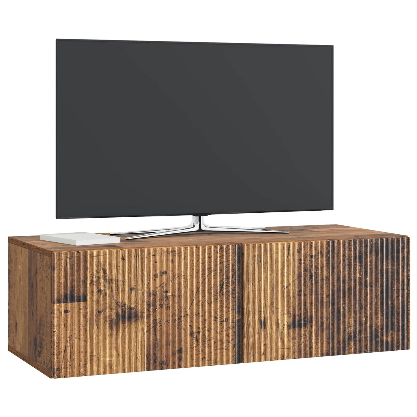 vidaXL Wall-Mounted TV Cabinet Wall-mounted Old Wood 98 x 41 x 30 cm