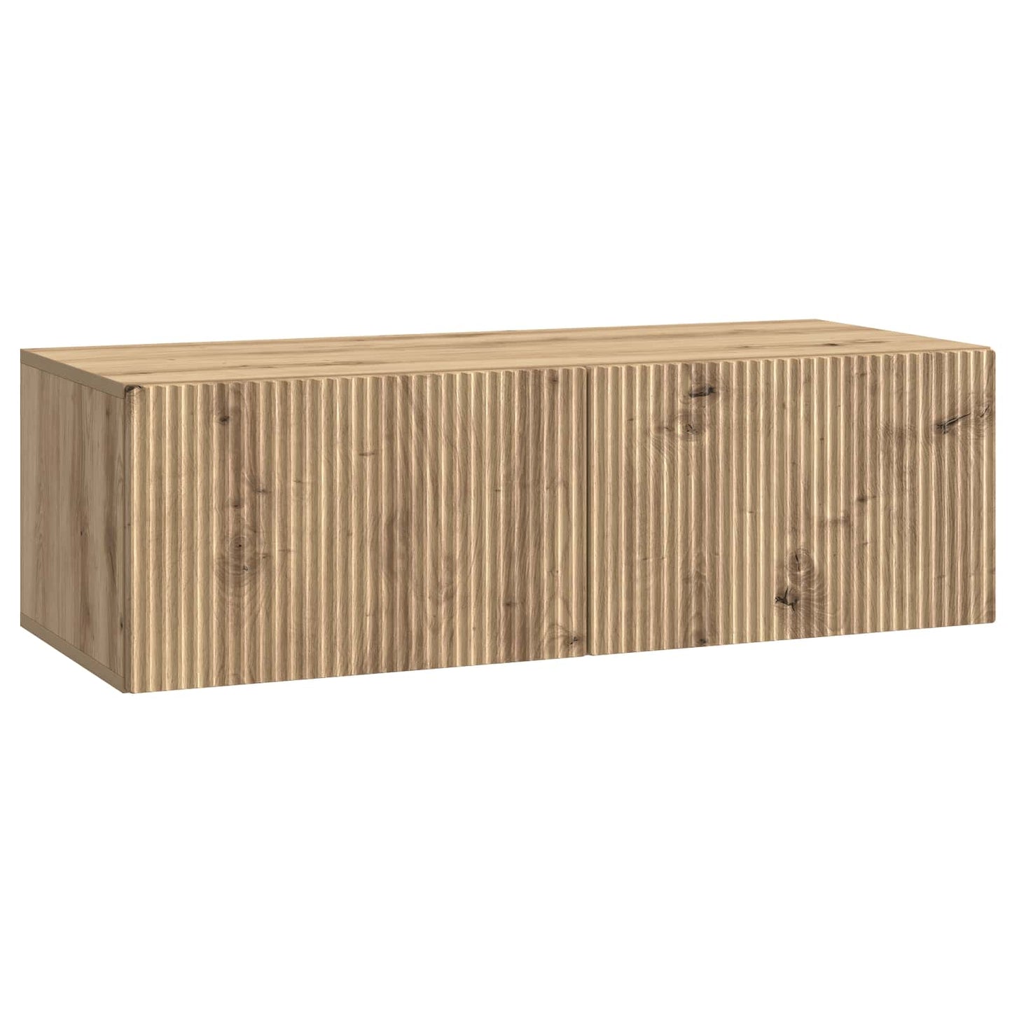 vidaXL Wall-Mounted TV Cabinet 98 x 41 x 30 cm Artisan Oak