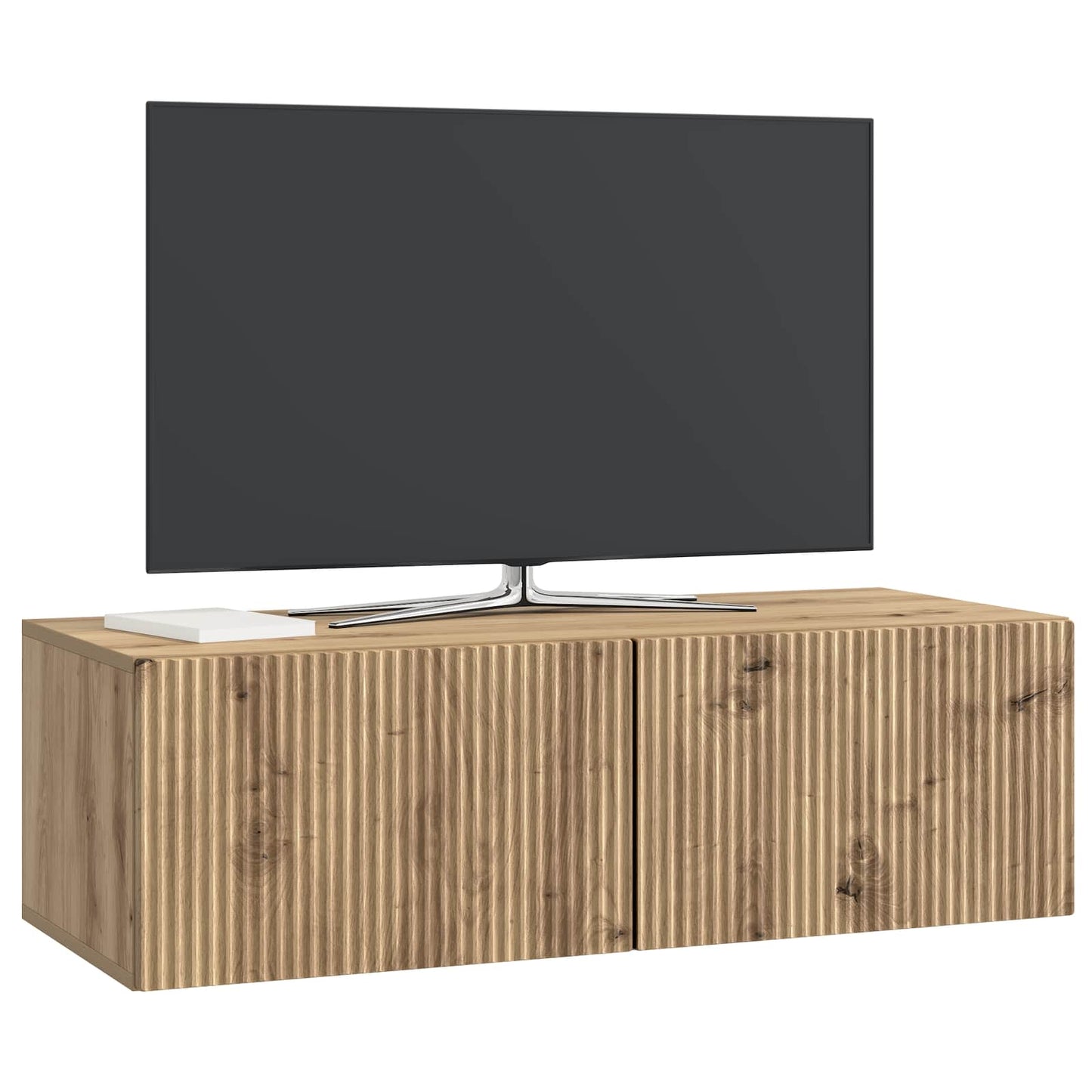 vidaXL Wall-Mounted TV Cabinet 98 x 41 x 30 cm Artisan Oak