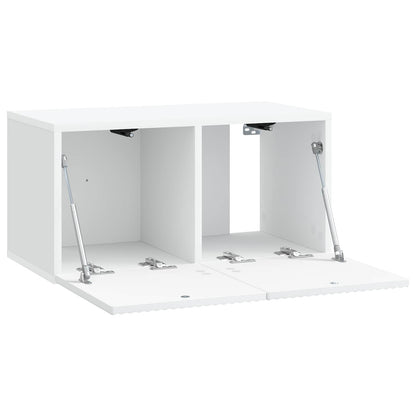 vidaXL Wall-Mounted TV Cabinet White 59.5 x 31 x 30 cm Engineered Wood