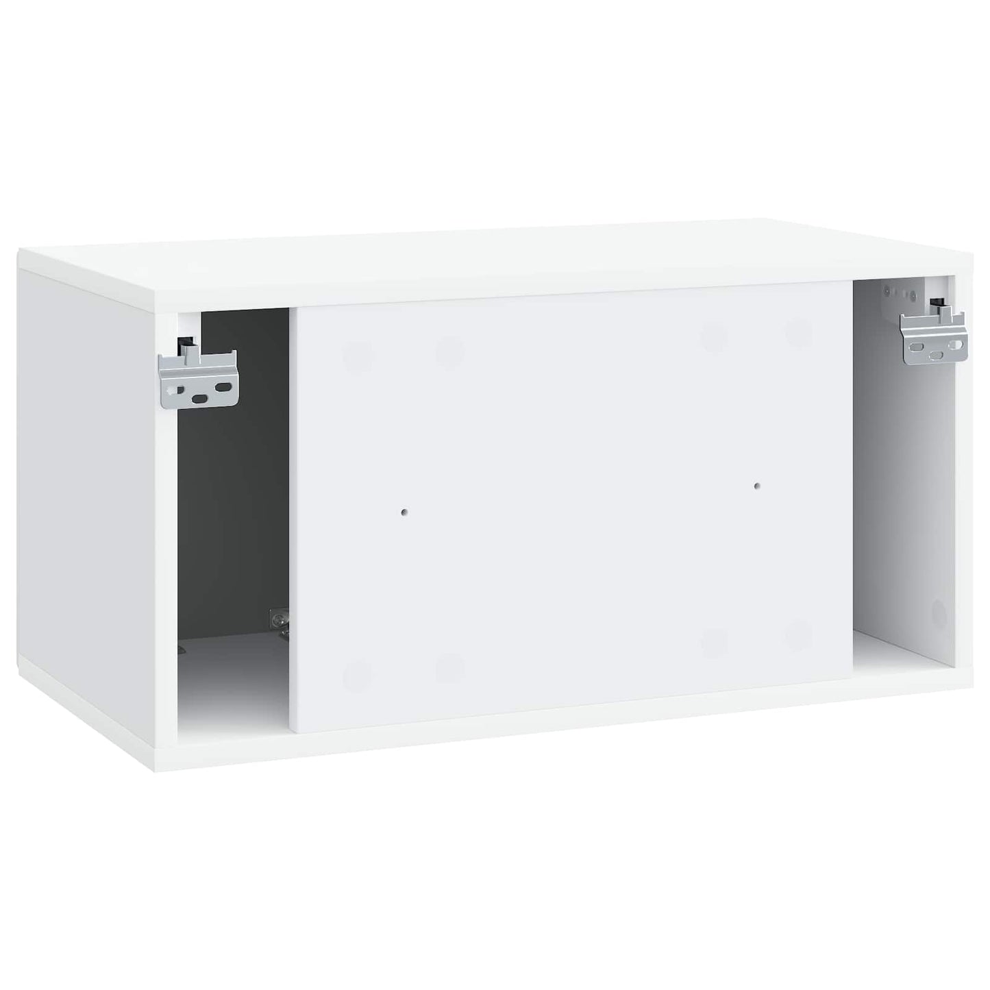 vidaXL Wall-Mounted TV Cabinet White 59.5 x 31 x 30 cm Engineered Wood