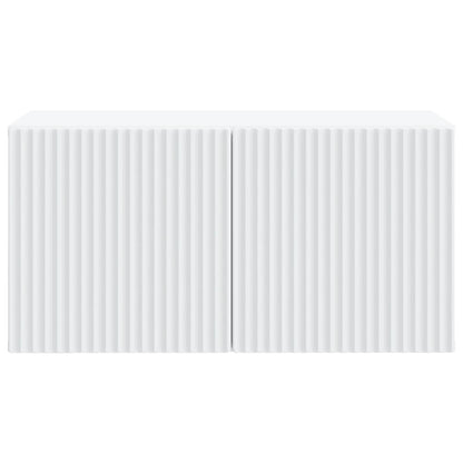 vidaXL Wall-Mounted TV Cabinet White 59.5 x 31 x 30 cm Engineered Wood