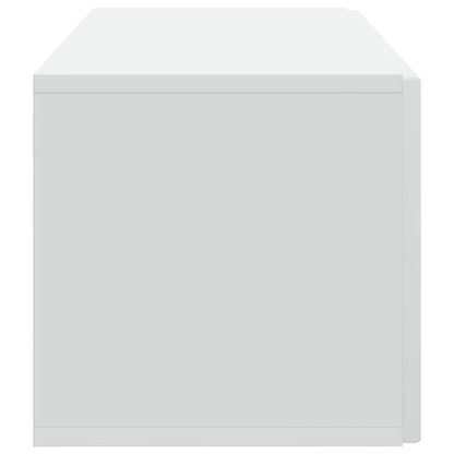 vidaXL Wall-Mounted TV Cabinet White 59.5 x 31 x 30 cm Engineered Wood