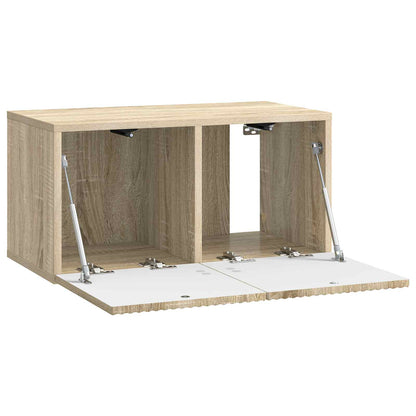 vidaXL Wall-Mounted TV Cabinet Sonoma Oak 59.5 x 31 x 30 cm