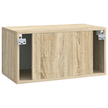 vidaXL Wall-Mounted TV Cabinet Sonoma Oak 59.5 x 31 x 30 cm