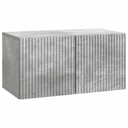 vidaXL Wall-Mounted TV Cabinet Concrete Grey 59.5 x 31 x 30 cm