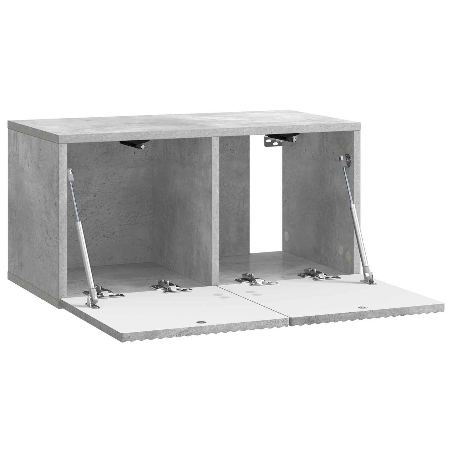 vidaXL Wall-Mounted TV Cabinet Concrete Grey 59.5 x 31 x 30 cm