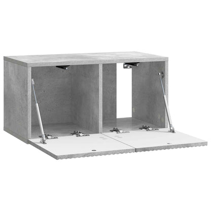 vidaXL Wall-Mounted TV Cabinet Concrete Grey 59.5 x 31 x 30 cm
