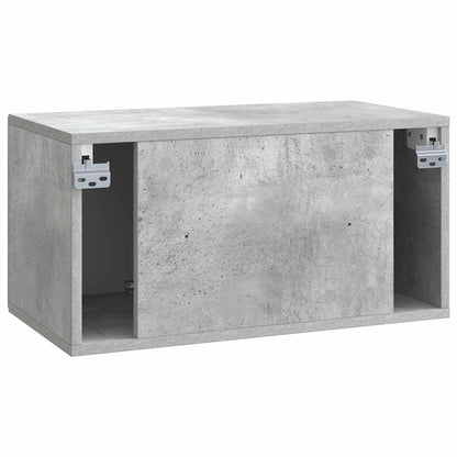 vidaXL Wall-Mounted TV Cabinet Concrete Grey 59.5 x 31 x 30 cm